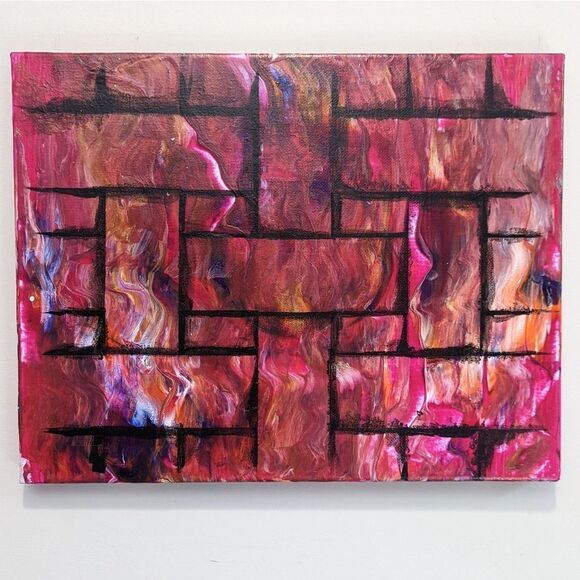 3D Weaving Acrylic Abstract Wall Art